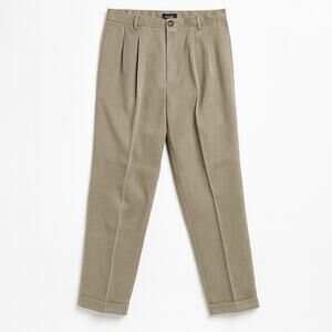 VTG Dockers Khakis Men’s Pleated Herringbone Dress Pants W36 L32 Y2K Preppy